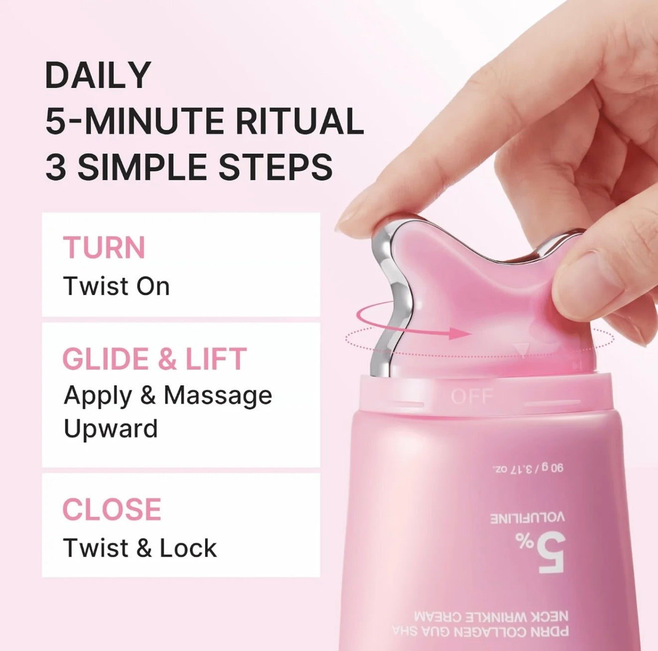 PDRN Collagen GUA SHA Neck Wrinkle Cream