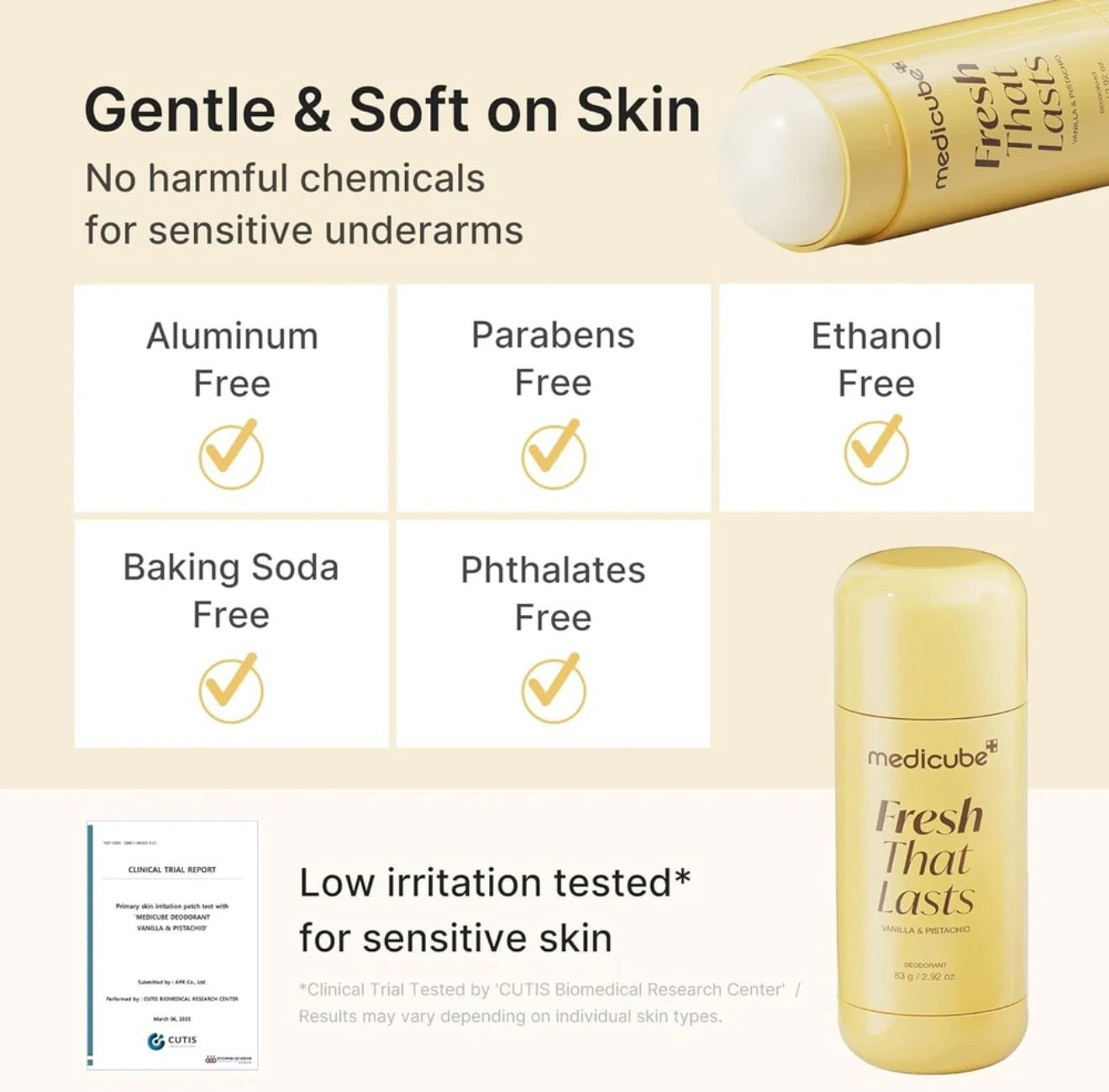 Medicube Fresh That Lasts Deodorant - 83 g