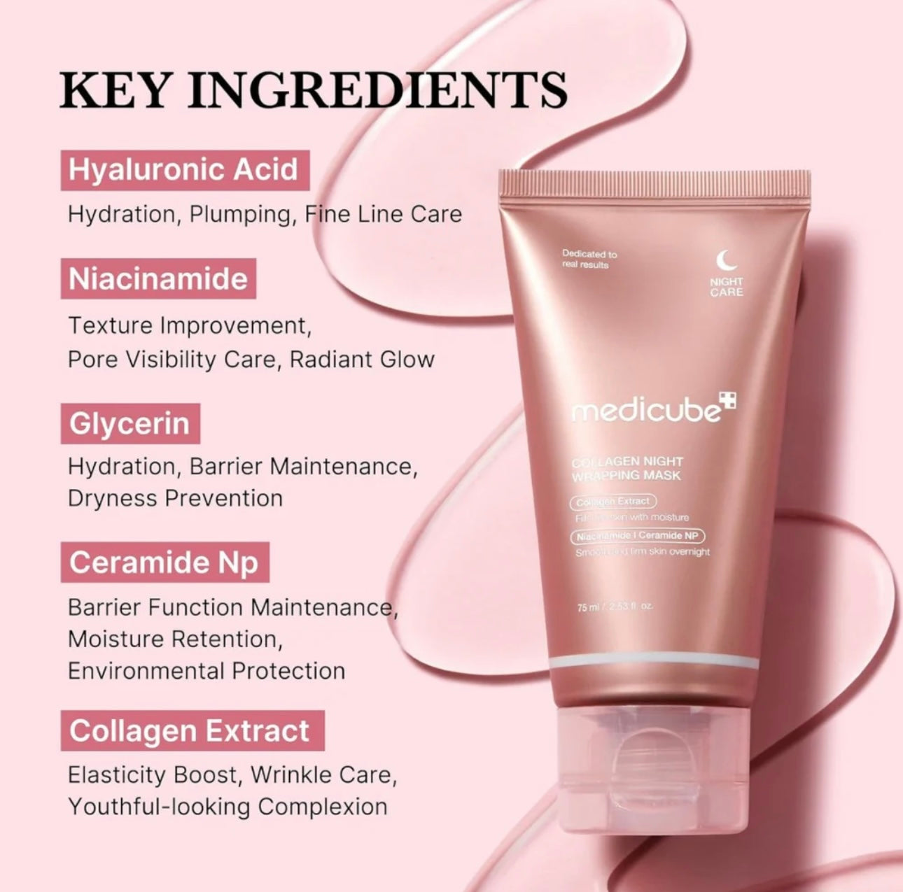 Medicube Collagen Night Wrapping Mask – 75ml